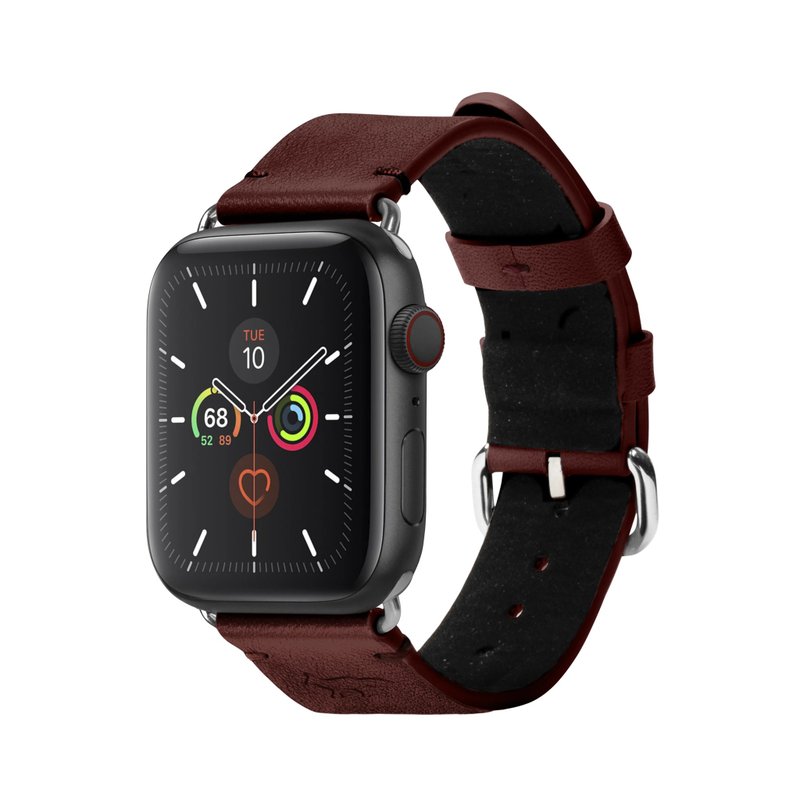 Native Union | Maison Kitsuné 联名 Apple Watch 皮革表带 - 表带 - 真皮 红色