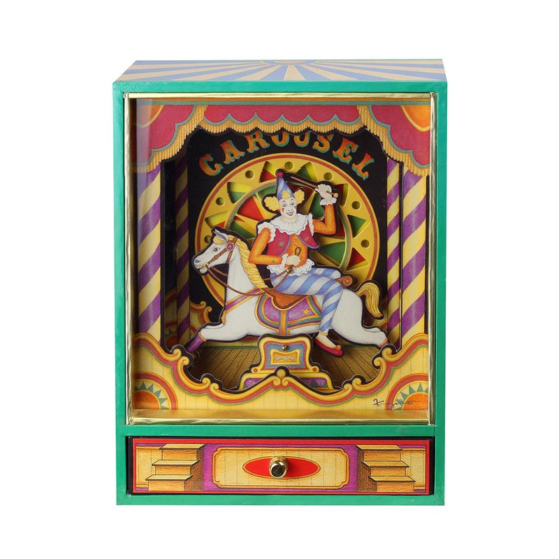 Trousselier - 旋转木马跳舞音乐盒 - 玩具/玩偶 - 其他材质 