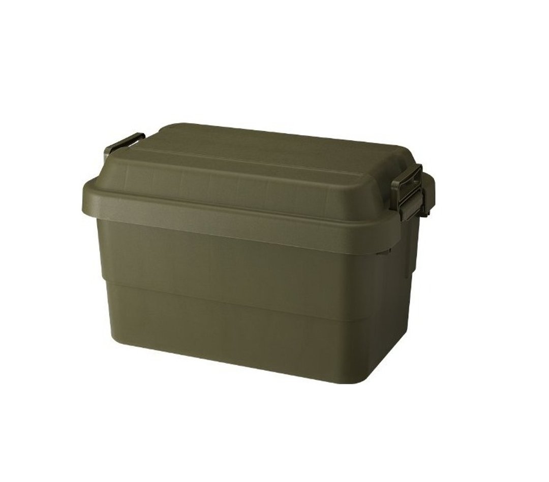 日本 TRUNK CARGO 多功能耐重收纳箱 50L - 军绿色 - 收纳用品 - 塑料 绿色