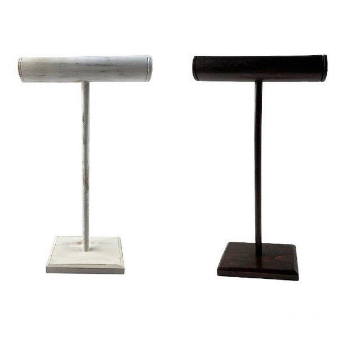 Necklace stand wooden L - 收纳用品 - 木头 咖啡色