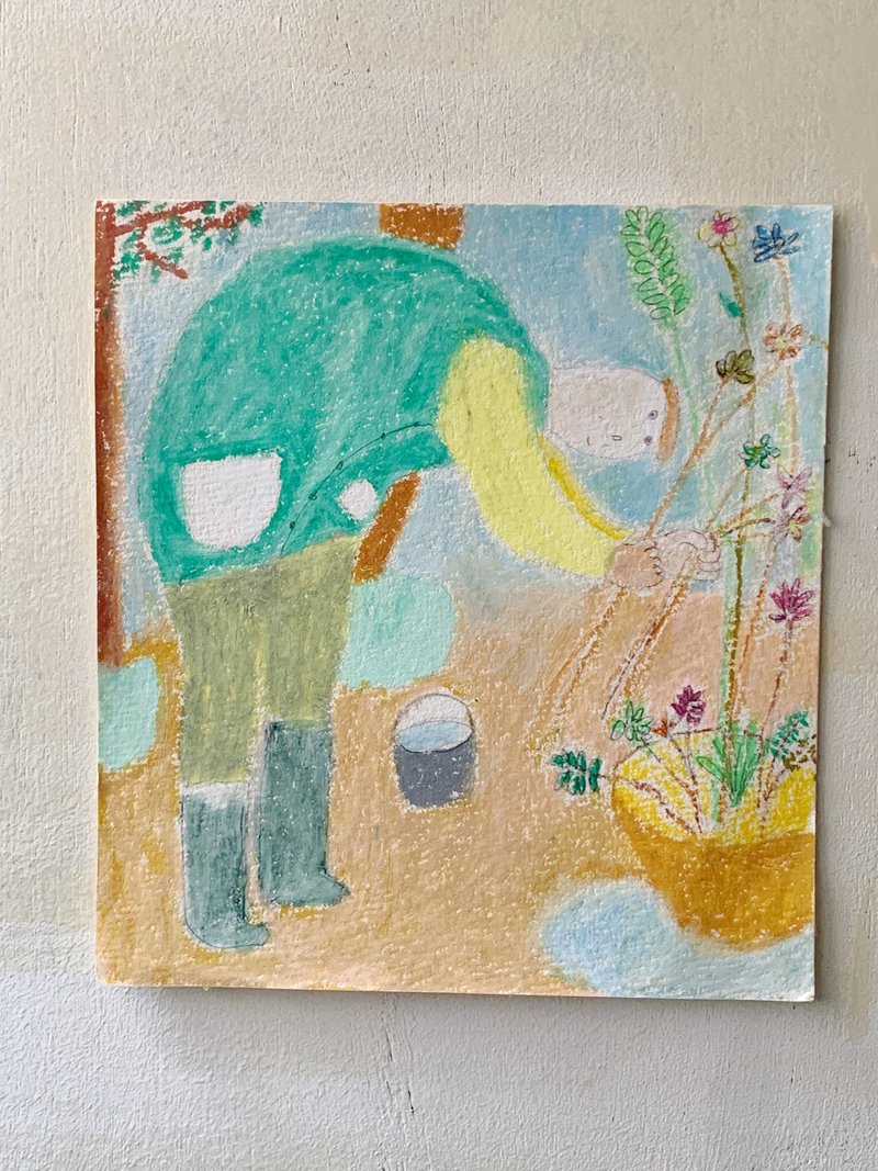 绘画作品--巨人的花园 - 墙贴/壁贴 - 纸 