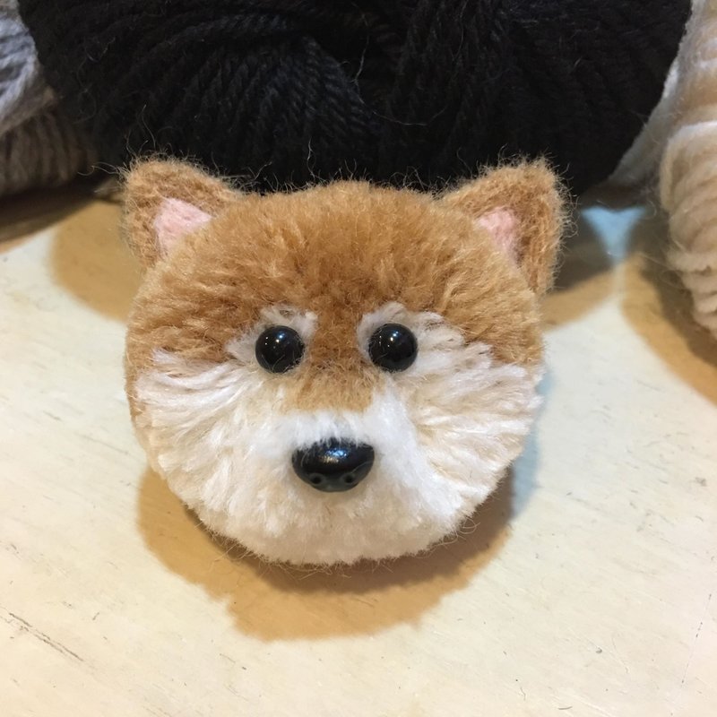 纯手工柴犬宝宝钥匙圈 - 钥匙链/钥匙包 - 羊毛 