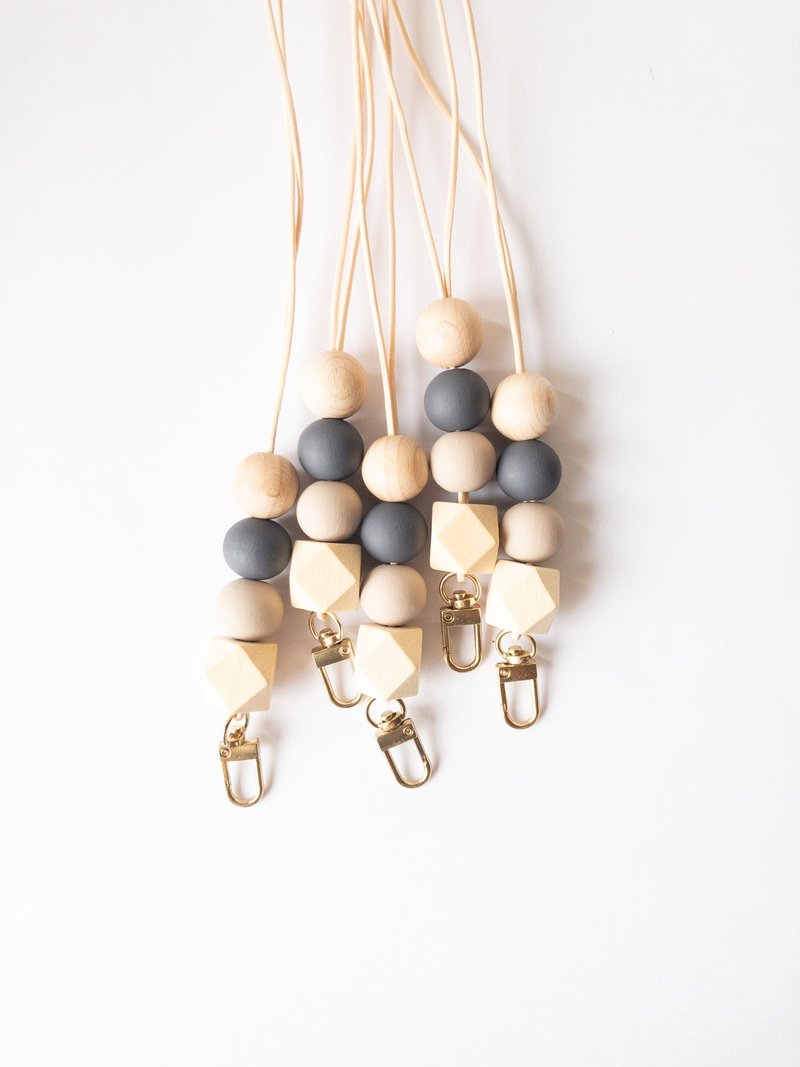 北欧风真皮编绳 ID 证件卡套 / 识别证 / 员工证 - 名片夹/名片盒 - 真皮 白色