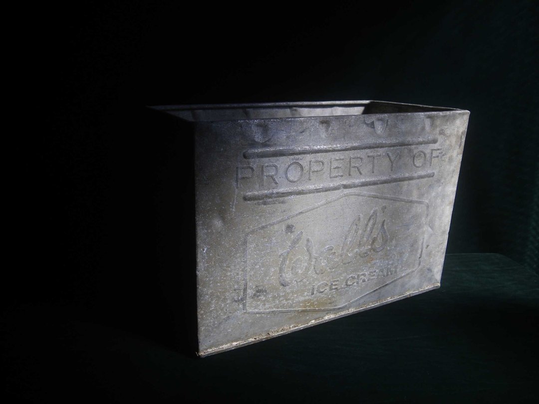 【老时光 OLD-TIME】早期二手陈列好物欧洲铝制冰淇淋筒摆饰品 - 收纳用品 - 其他材质 