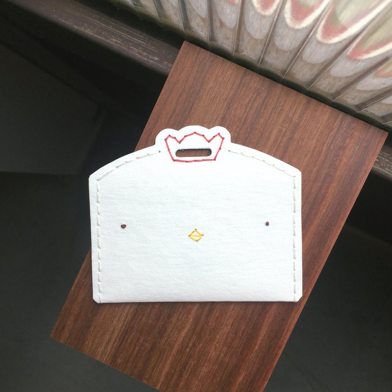 鸡 票卡夹 - 证件套/卡套 - 纸 白色