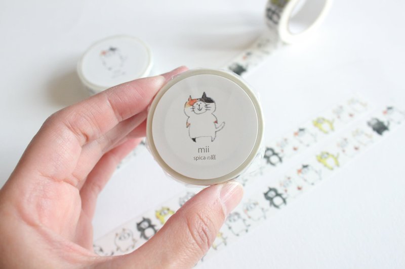 mii-chan / 15mm x 7m 屏蔽胶带 - 纸胶带 - 纸 白色