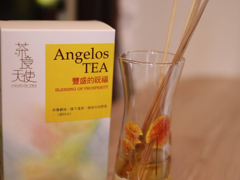 天使茶-丰盛的祝福-福寿梨山茶(清香) - 茶 - 纸 黄色