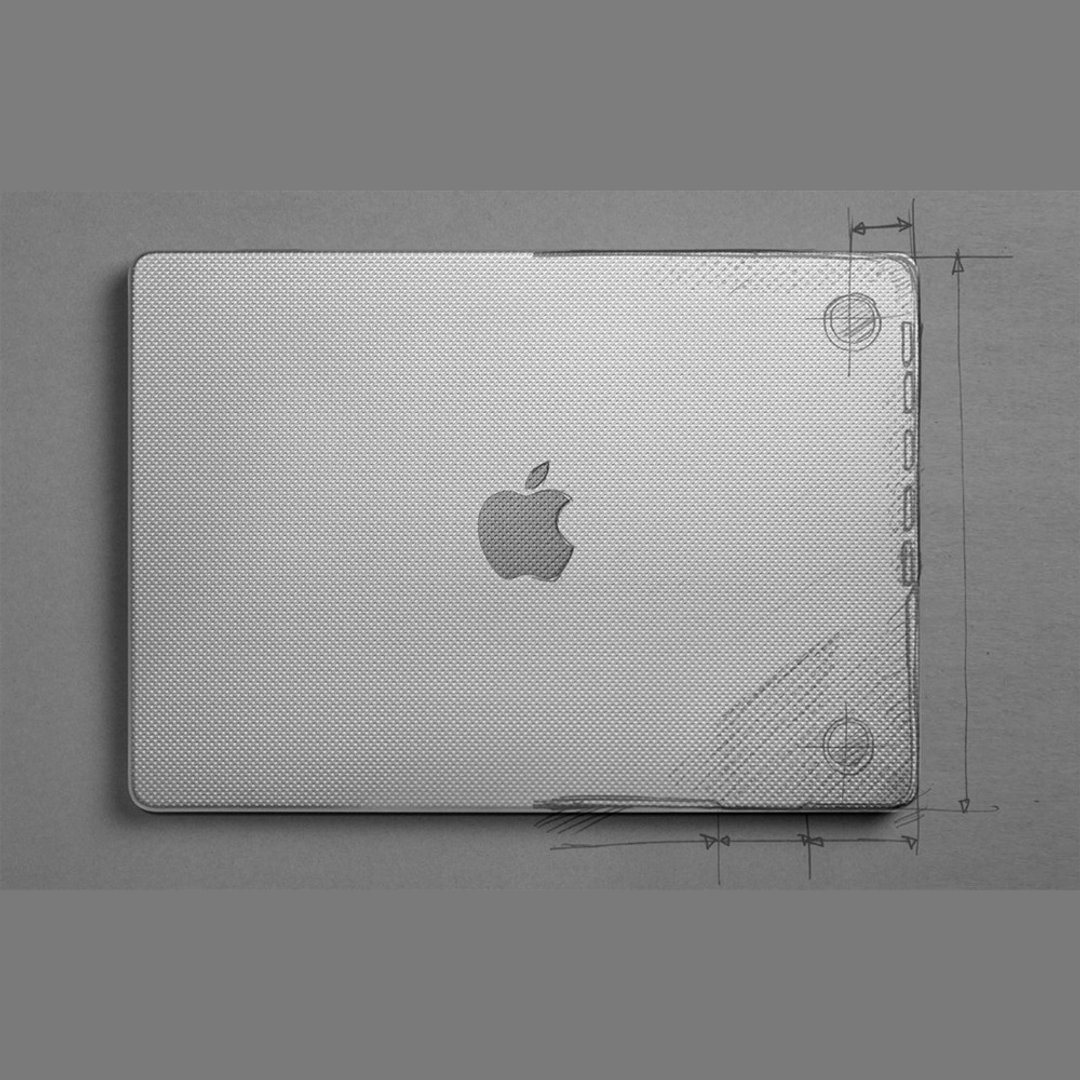 Pipetto MacBook Air 15 寸 Hardshell Dots - 雾透点状保护壳 - 平板/电脑保护壳 - 塑料 透明