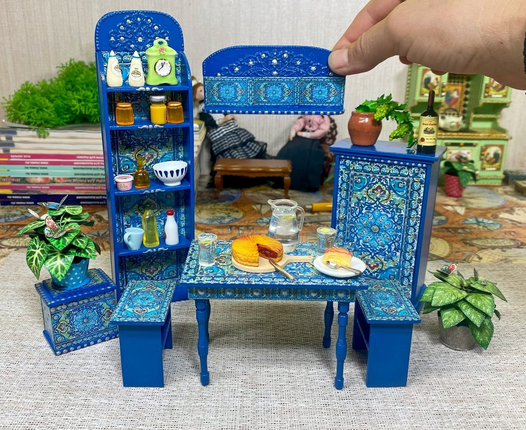教程。一套家具。 1:12。微型玩具屋。玩偶家具。 - 其他数码设计 - 其他材质 