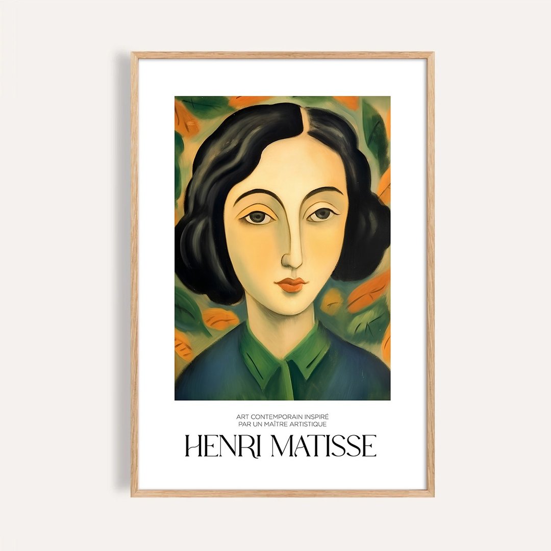 橄榄绿之诗 Olive Muse / 马谛斯风格海报 / 无框画 挂画 - 海报/装饰画/版画 - 纸 