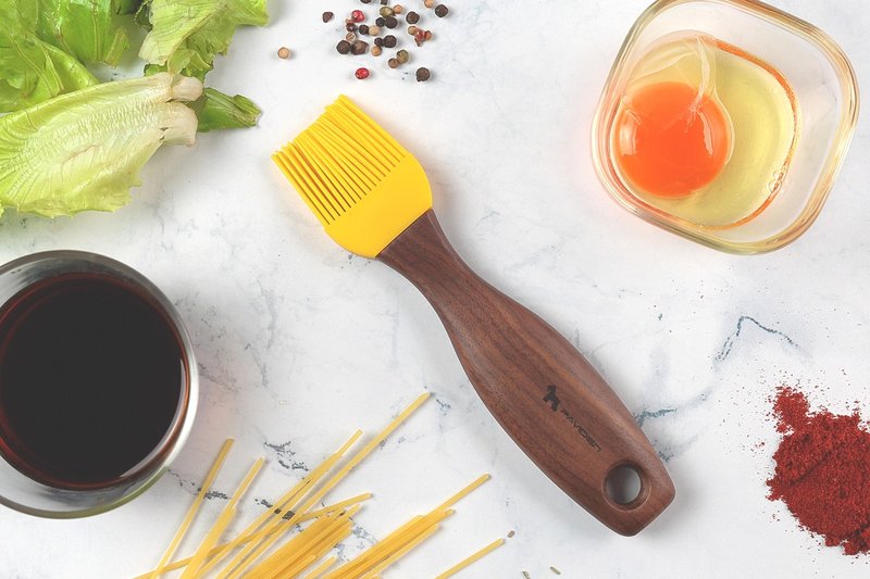 比斯特硅胶料理刷(核桃木) - 厨房用具 - 木头 