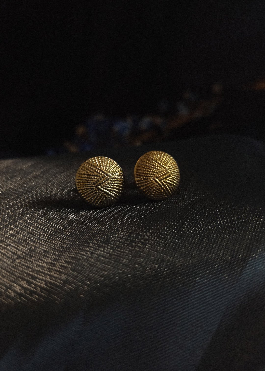 古典耳环 / 闪电 - Vintage - 耳环/耳夹 - 其他金属 金色