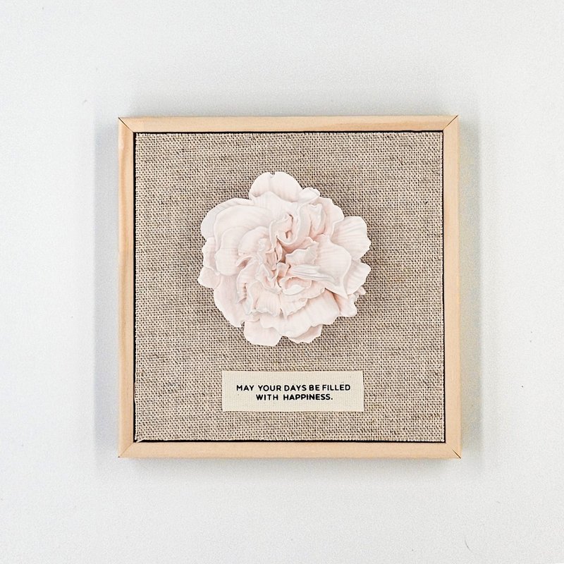 艺术香氛│花卉扩香画礼盒【白昼朝露】│绽放花辛香调 - 香薰/精油/线香 - 其他材质 白色