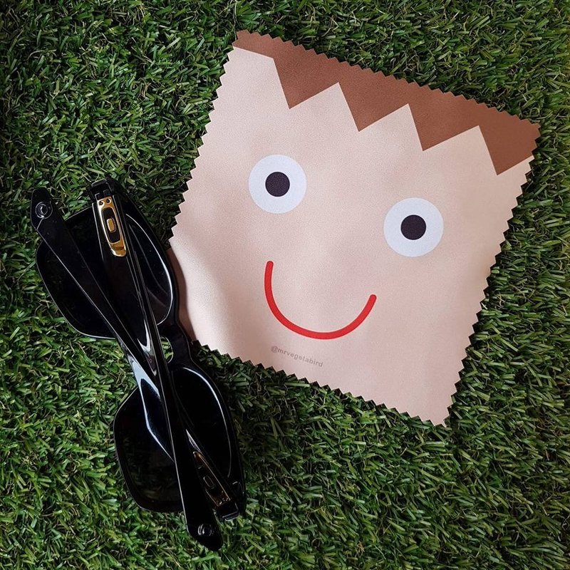 菜鸟超细纤维眼镜布 - 眼镜/眼镜框 - 棉．麻 橘色