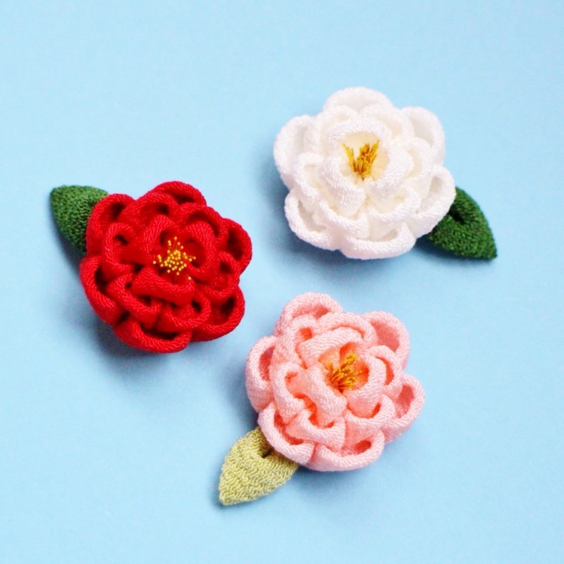 Ring of rose with leaves pink - 戒指 - 丝．绢 粉红色