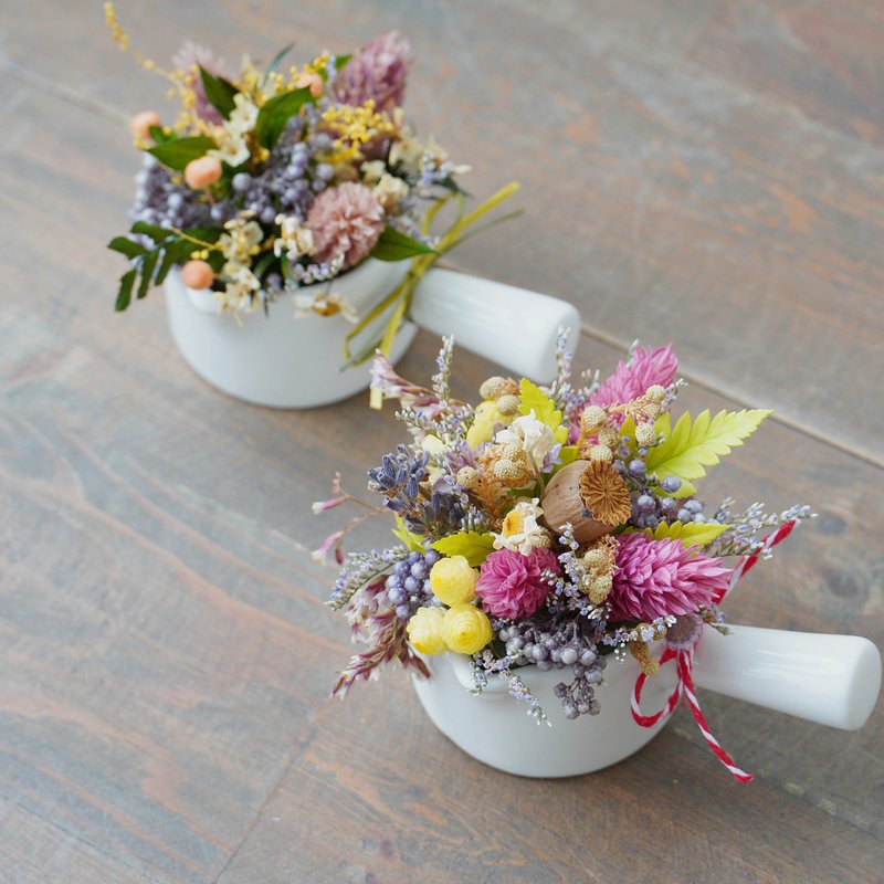 【迷你花杯系列】 花草漫舞 两入一组 - 干燥花/捧花 - 植物．花 