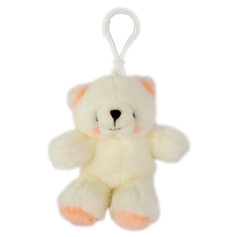 3.5寸/白熊钥匙圈【Hallmark-ForeverFriends 绒毛-钥匙圈系列】 - 玩偶/公仔 - 其他材质 白色