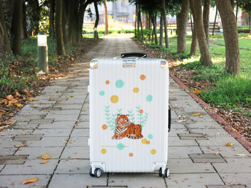 柑橘虎24寸行李箱 - 行李箱/行李箱保护套 - 其他材质 白色