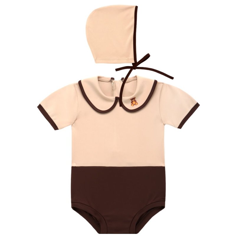 I SEA U Swimsuit Chocolate mousse - 泳衣/游泳用品 - 聚酯纤维 多色