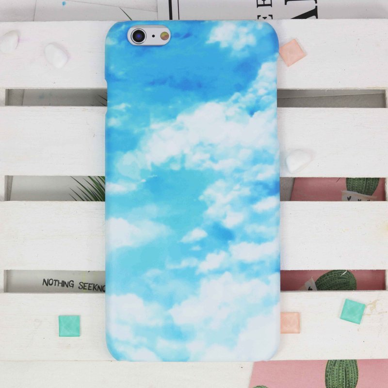天空白云晴空蓝天磨砂手机壳iPhone XS + Plus Galaxy S9 note 8 - 手机壳/手机套 - 塑料 多色