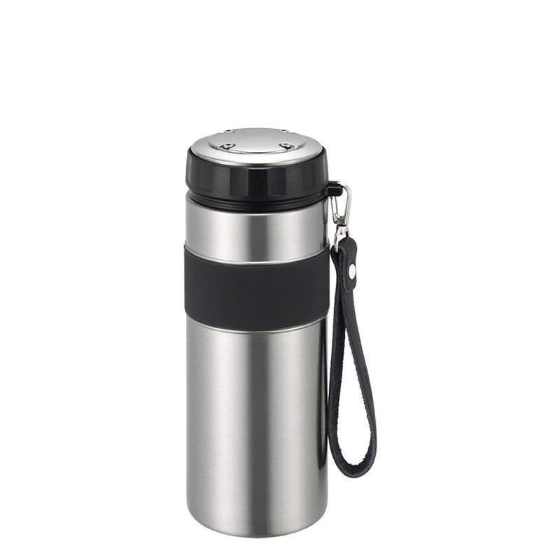 【孔雀Peacock】800ML 316不锈钢保冷保温杯 高质感品味-品味黑 - 保温瓶/保温杯 - 不锈钢 银色