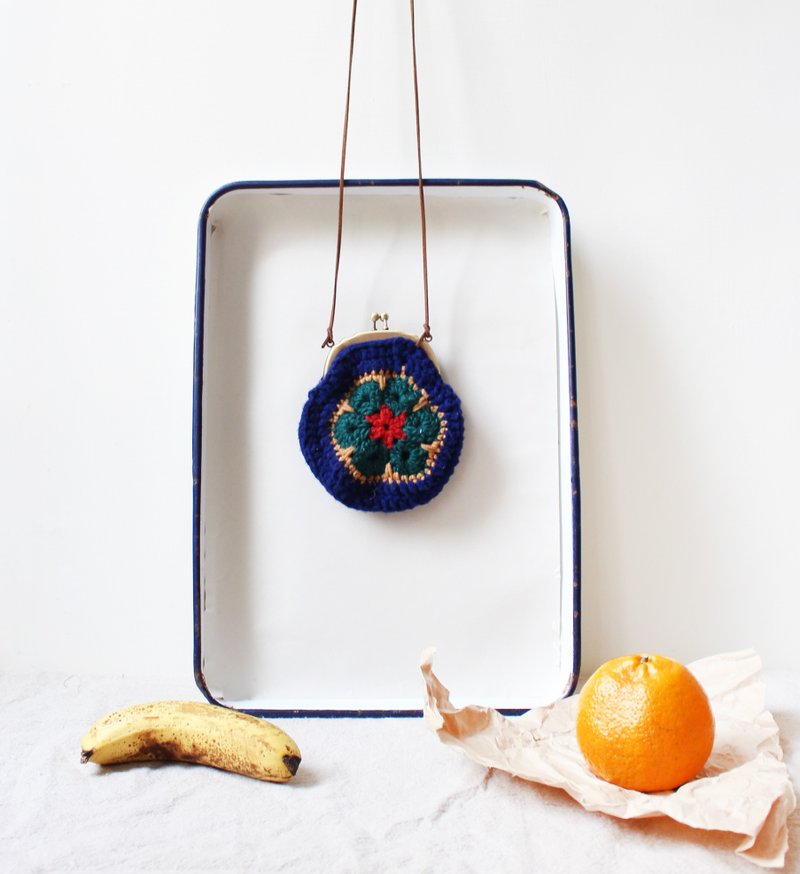 毛线零钱包 正反双色 附一绳一链 - 零钱包 - 纸 多色