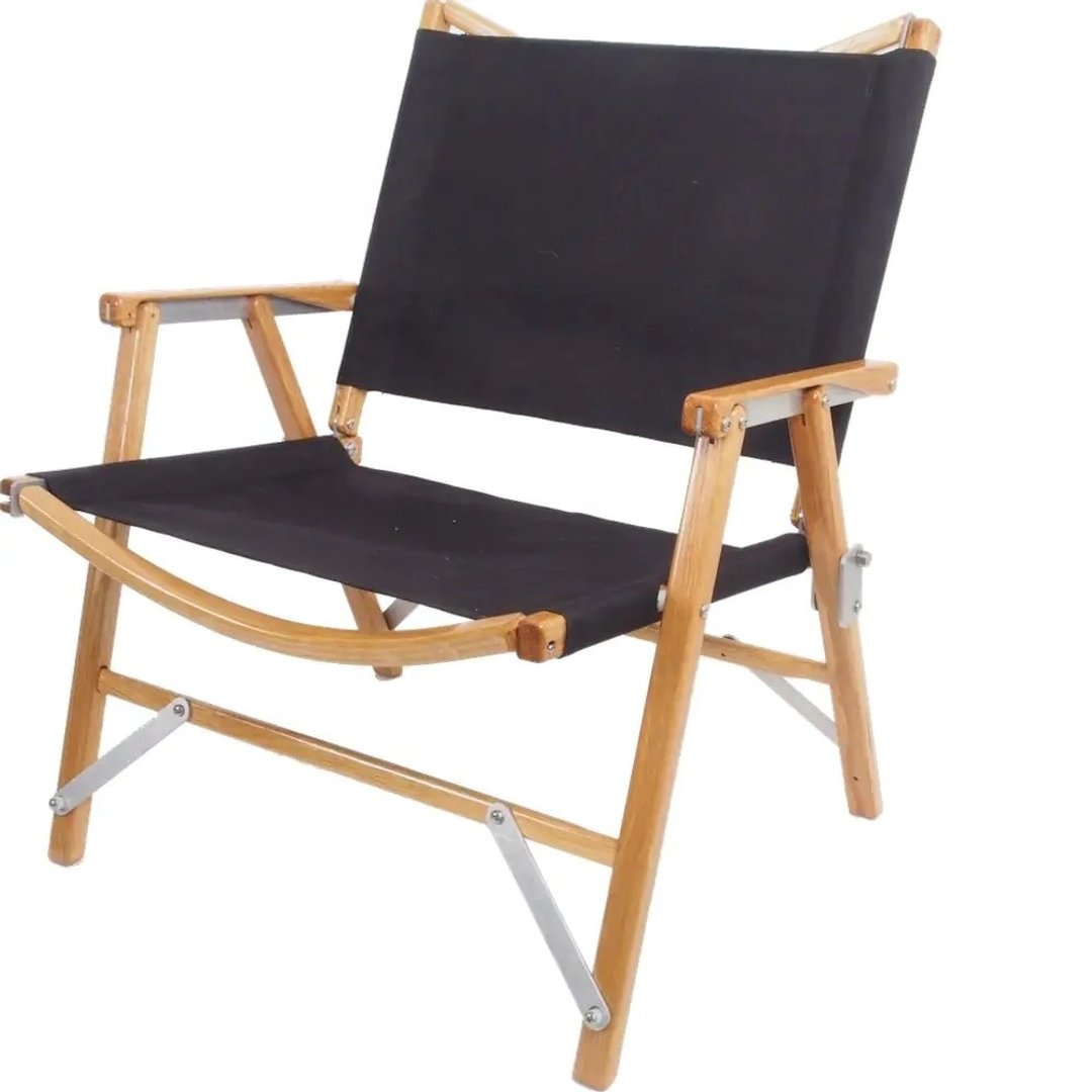 Kermit Wide Chair 白橡木克米特椅宽版(黑) 户外露营 休闲折叠椅 - 露营用品 - 木头 黑色