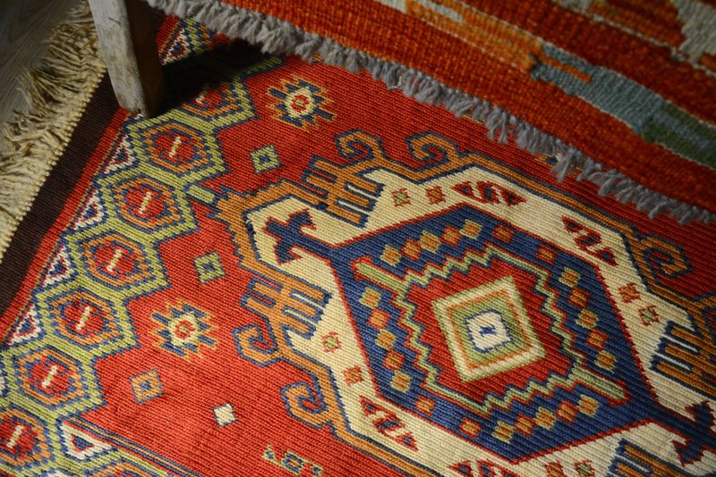 巴基斯坦手工羊毛地毯-怀旧 - 地垫/地毯 - 羊毛 多色