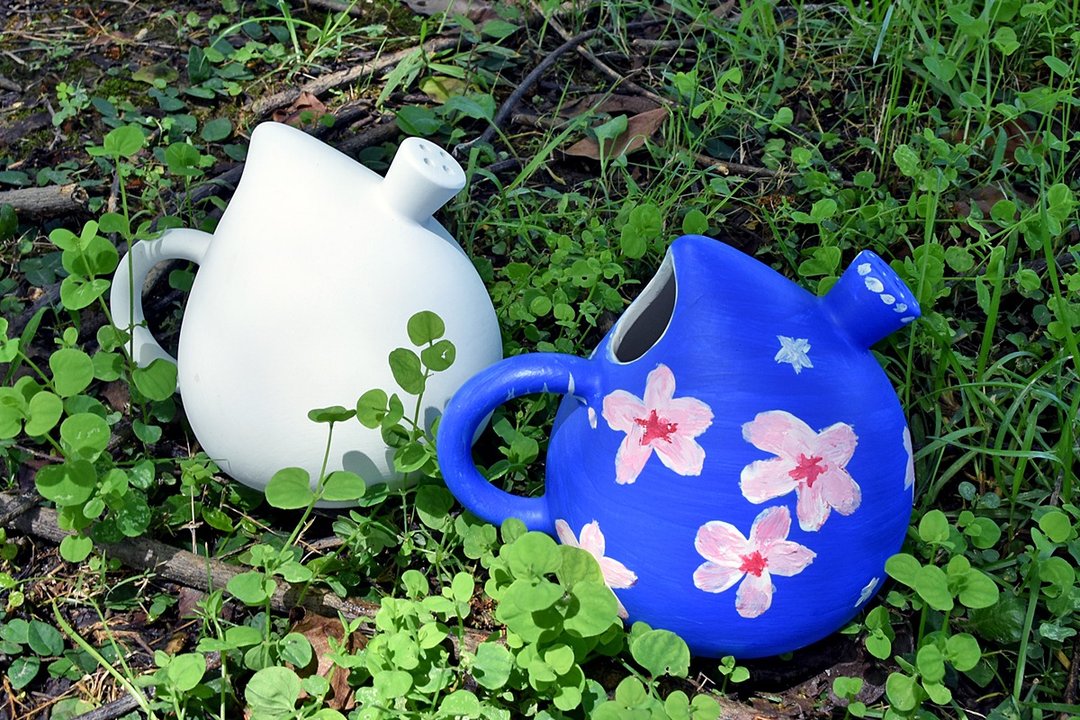 陶博馆-DIY手作猪鼻子浇花器 - 陶艺 - 陶 