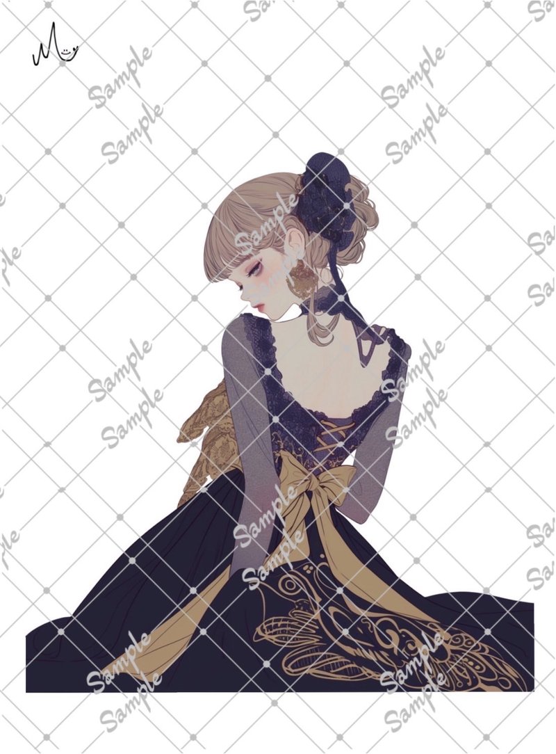 原创人物贴纸 10月新品 - 贴纸 - 纸 
