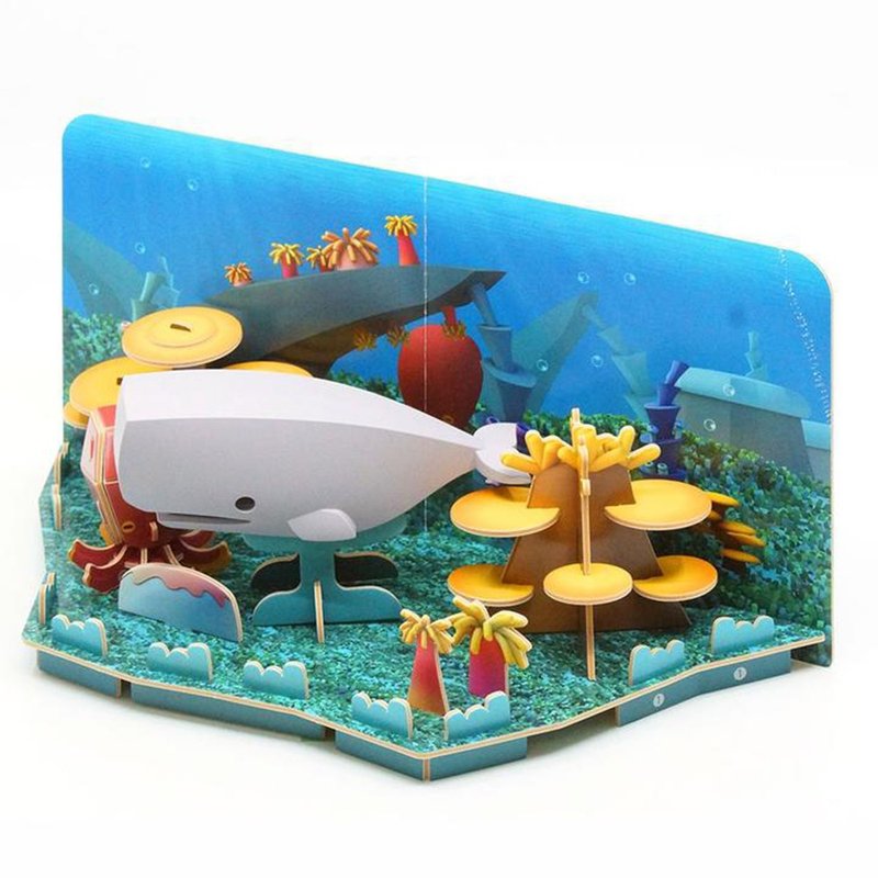 Halftoys Ocean 抹香鲸 STEAM教育玩具 - 摆饰 - 塑料 灰色