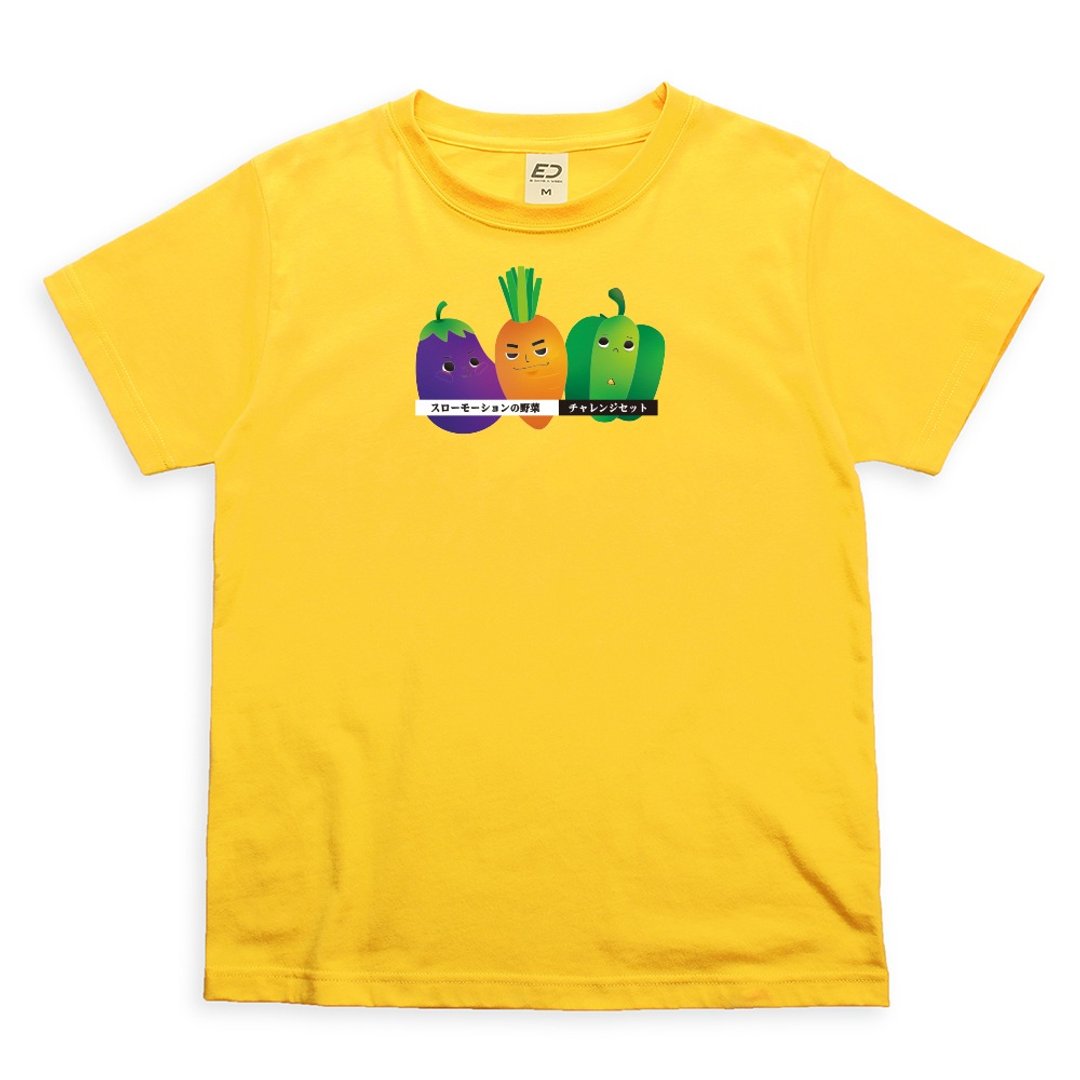 【很慢ㄟ蔬果】挑战组合  短T/男女T/中性T/T-Shirt - 女装 T 恤 - 棉 黄色