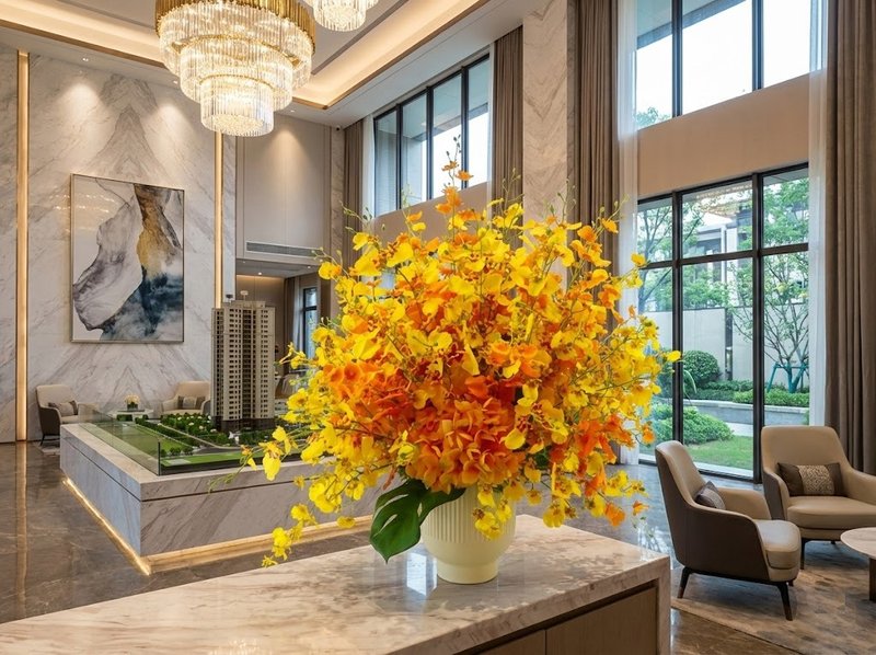 黄金灿烂文心兰香氛花礼 包邮专人配送限双北市 其余地区需补运费 - 植栽/盆栽 - 其他材质 黄色