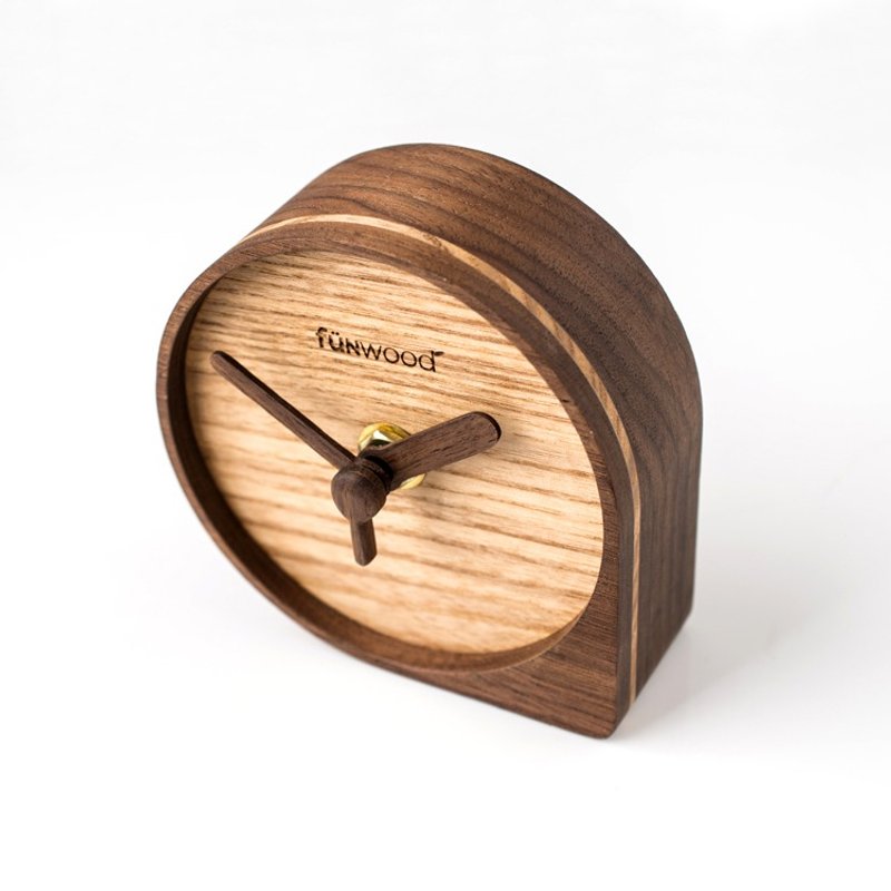 新婚摆饰- 实木水滴型时钟 - 时钟/闹钟 - 木头 金色