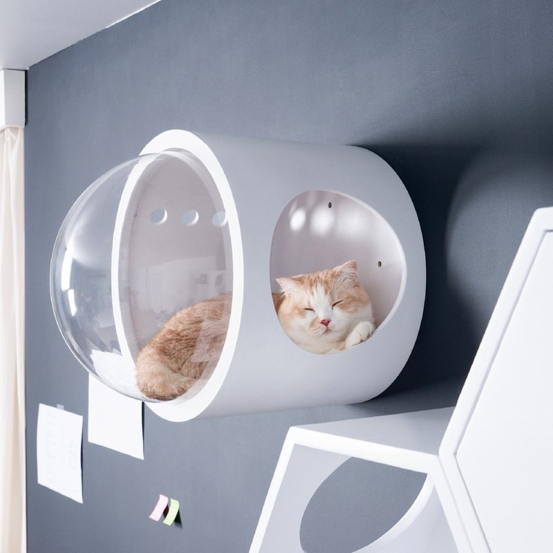 太空计划 Gamma-白色 - 床垫/笼子 - 木头 