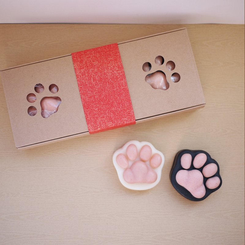 好好过新年 | 两入猫掌皂礼盒 | 猫手作 - 沐浴用品 - 植物．花 红色