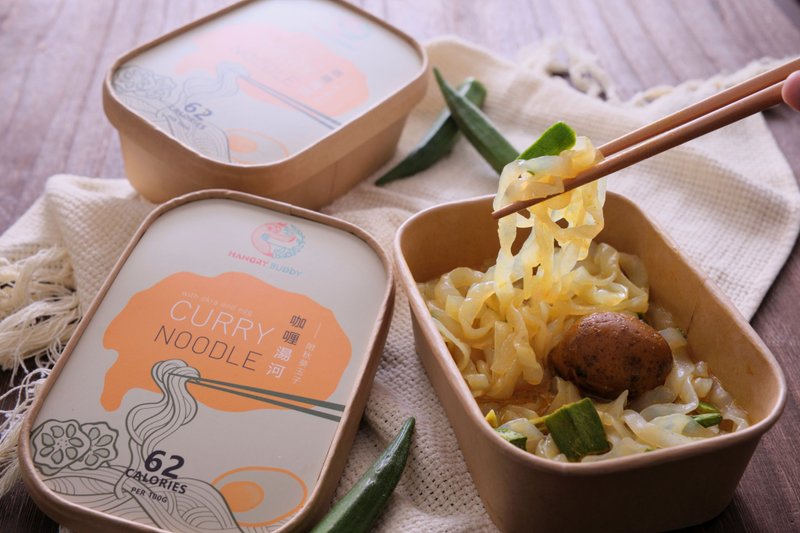 【味道超好 热量超低即食包】咖喱秋葵玉子蒟蒻汤河 - 料理包 - 其他材质 