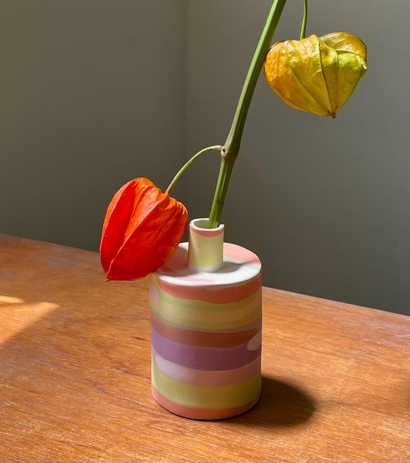 落日小花器 - 花瓶/陶器 - 瓷 