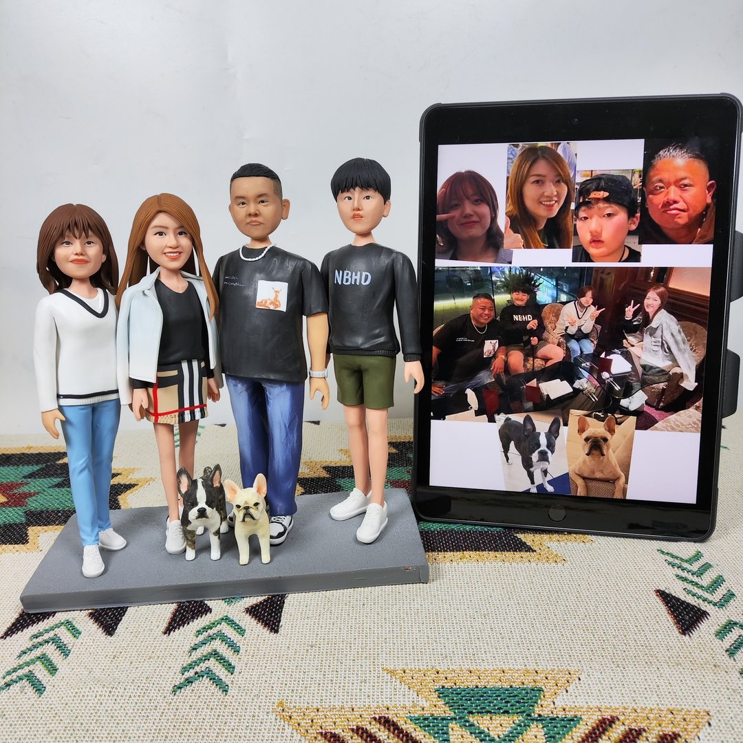 客制化人物公仔 人偶 3D人像画 似颜绘 肖像 定制 生日 纪念 礼物 - 玩偶/公仔 - 粘土 多色