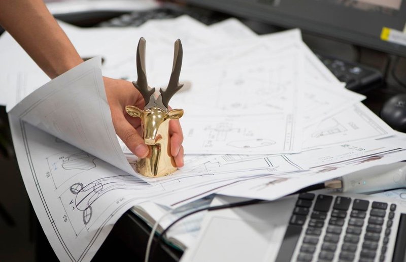 【案头上的自信x特别款】Dear Deer Pliers 座鹿工具钳_奢华金 - 摆饰 - 其他金属 金色