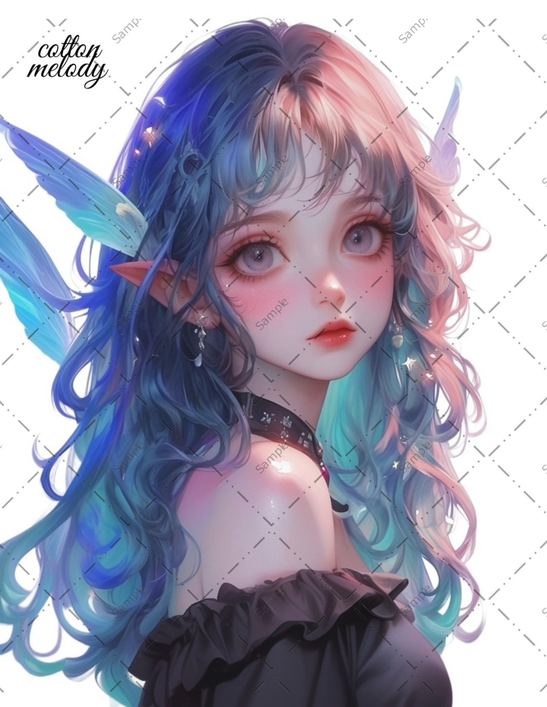original sticker no.982 人物贴纸 原创贴纸 人物贴纸 女孩贴纸 原创人物贴纸 - 贴纸 - 纸 