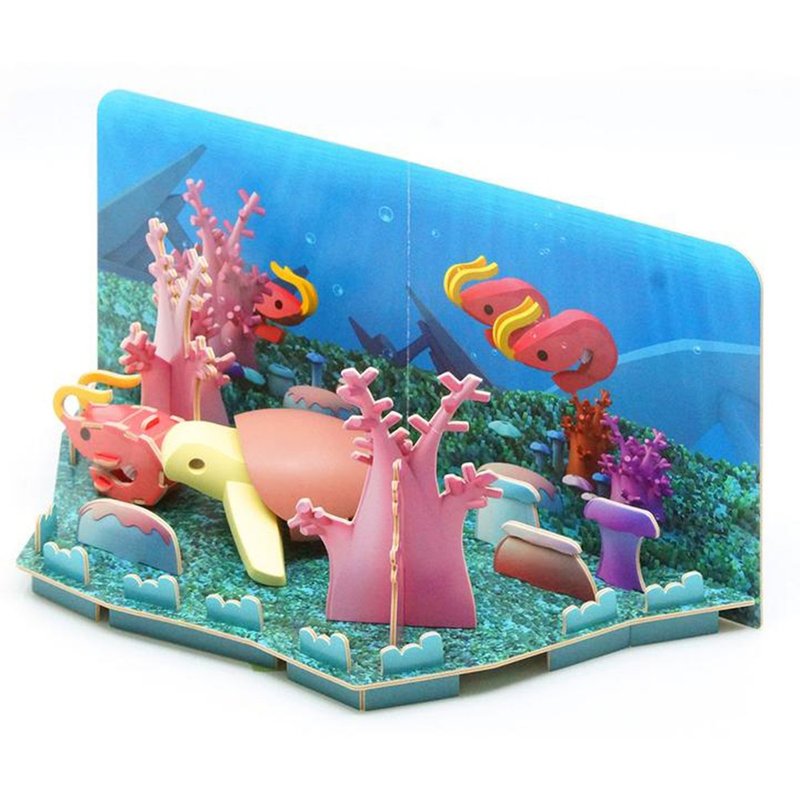 Halftoys Ocean 海龟 STEAM教育玩具 - 摆饰 - 塑料 绿色