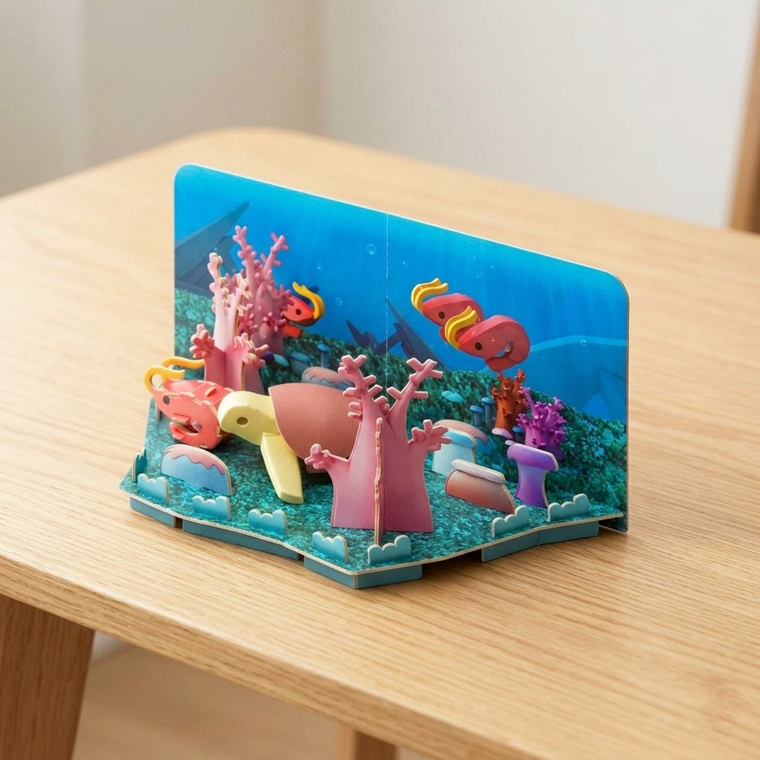 Halftoys Ocean 海龟 STEAM教育玩具 - 摆饰 - 塑料 绿色