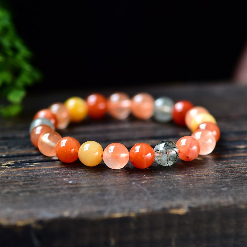 精品天然福禄寿水晶手链 冰透水润 寓意平安长寿富裕 上手超美 - 手链/手环 - 水晶 