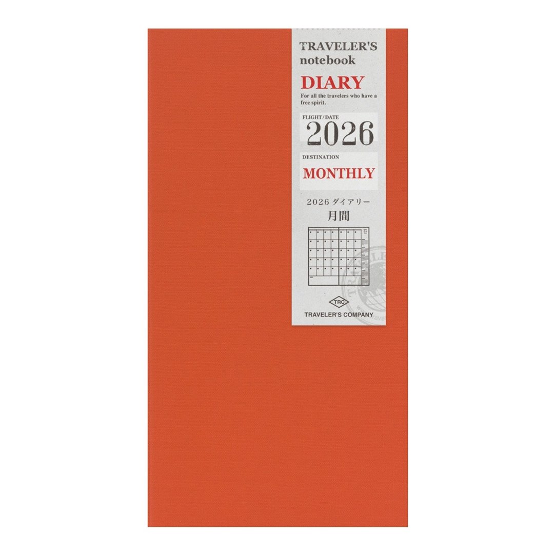 Traveler's Notebook 2026 月间手帐 补充包 - 笔记本/手帐 - 纸 多色