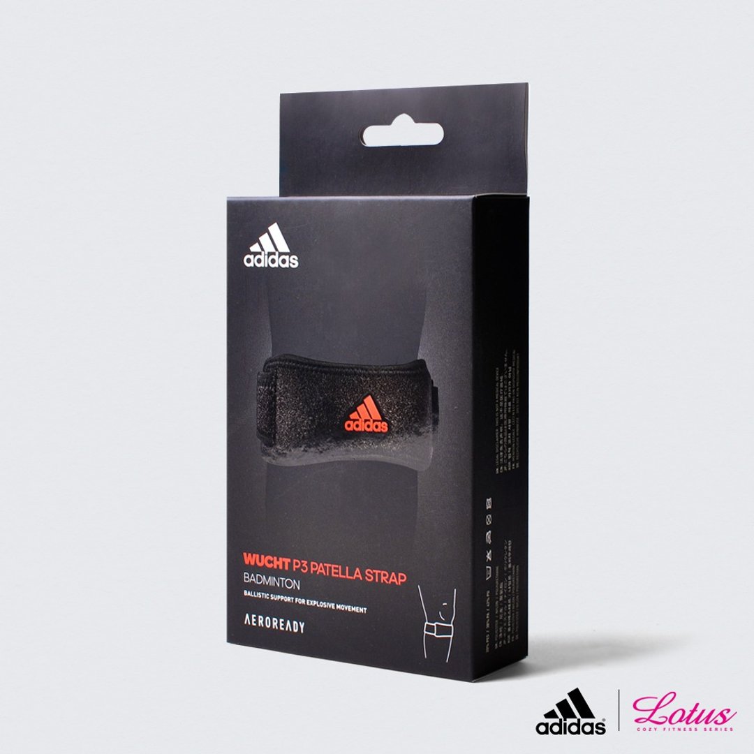Adidas 运动髌骨带 台湾制造 WUCHT P3系列机能型运动护具 - 运动配件 - 其他材质 黑色