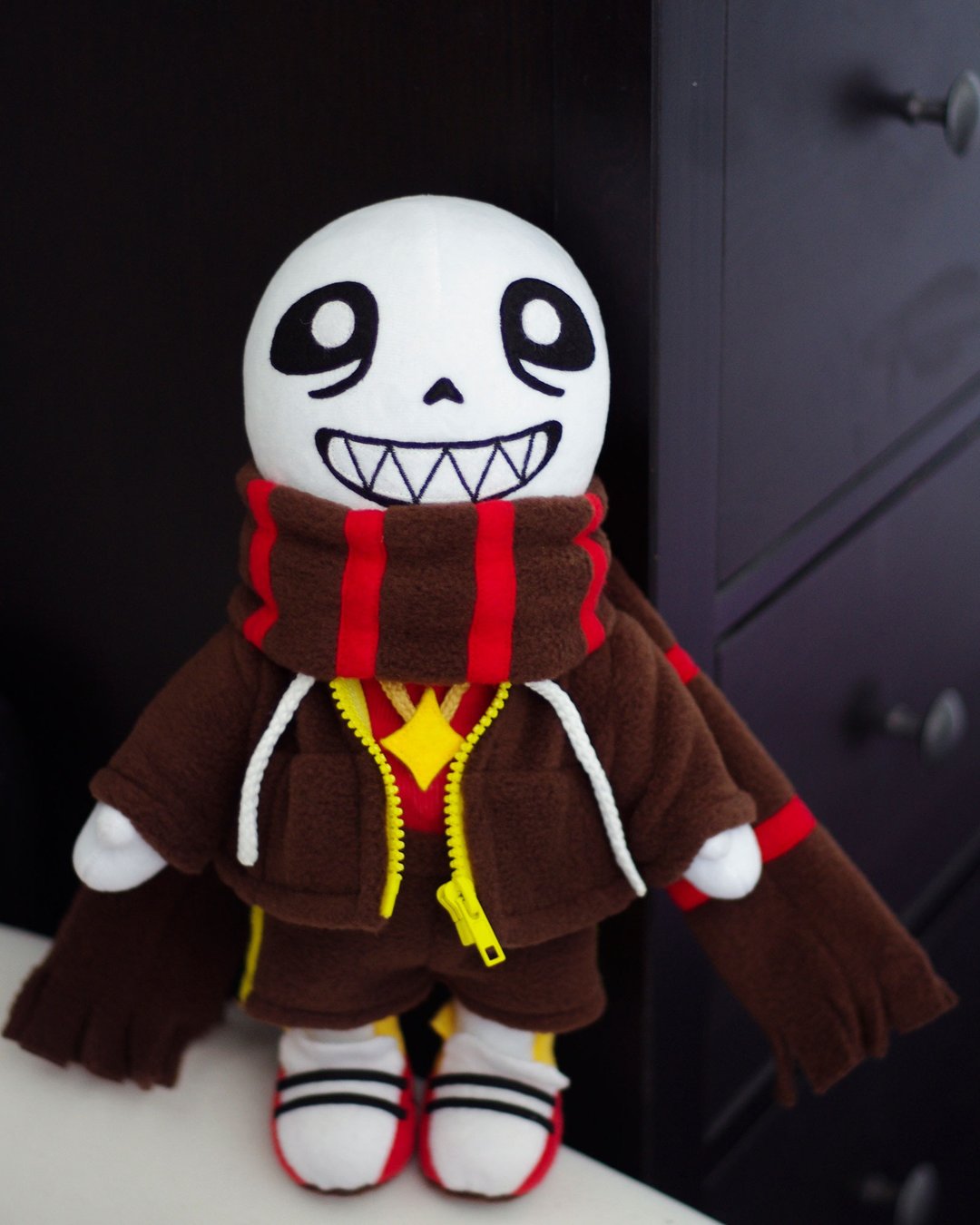 Flowerfell Sans Undertale Underfell AU Collectible Doll | Made to Order - 玩偶/公仔 - 聚酯纤维 白色