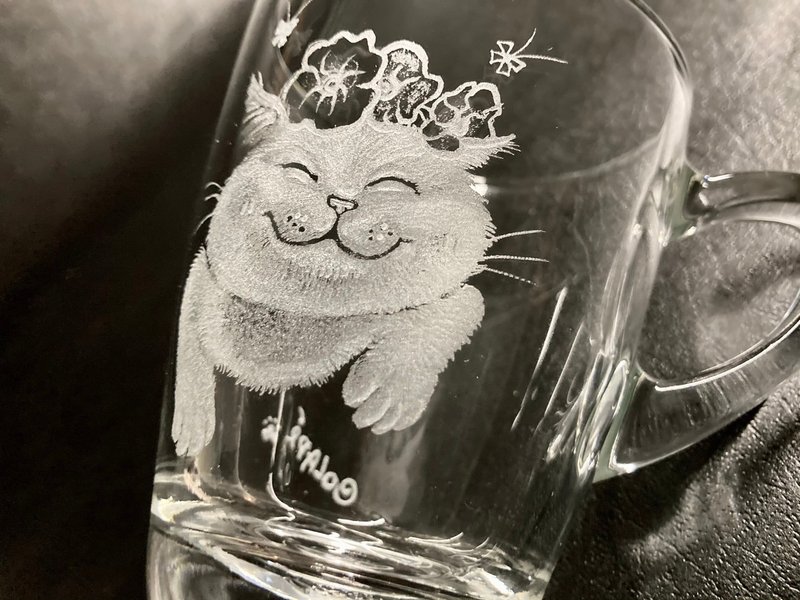 宠物写实雕刻　猫咪展示区 - 酒杯/酒器 - 玻璃 