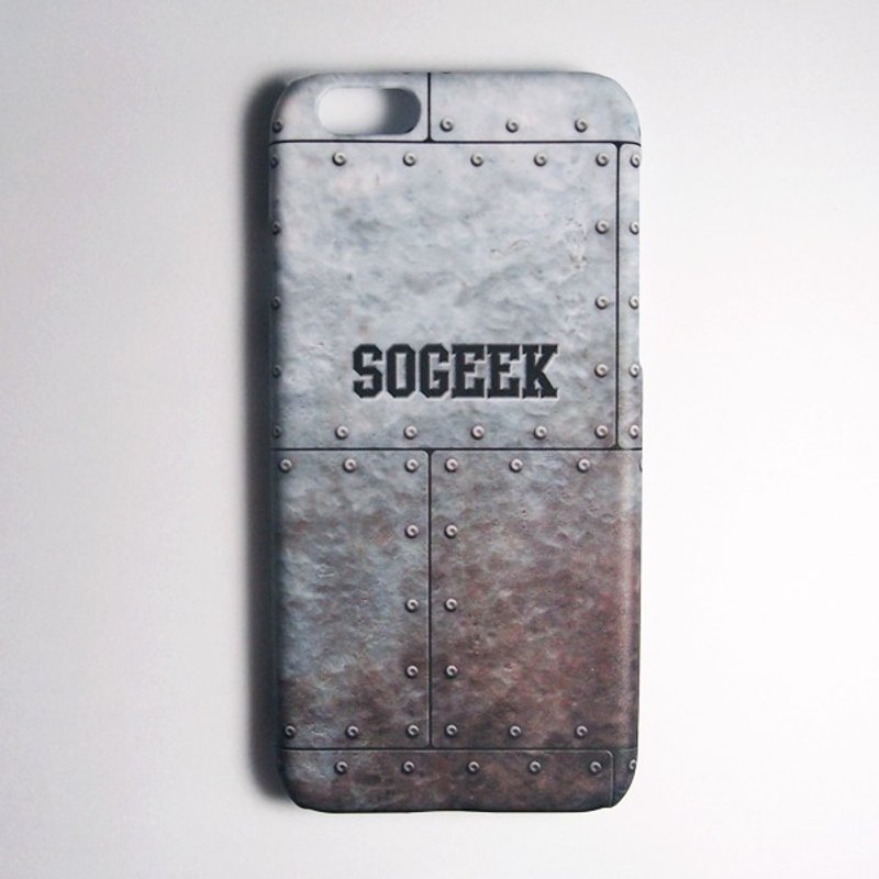 SO GEEK 手机壳设计品牌 THE IRON GEEK 钢铁捍卫款 - 手机壳/手机套 - 塑料 银色