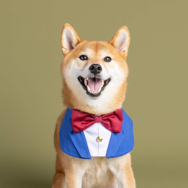 【ZAZAZOO】名侦探领巾-死神小学生 - 衣/帽 - 棉．麻 蓝色